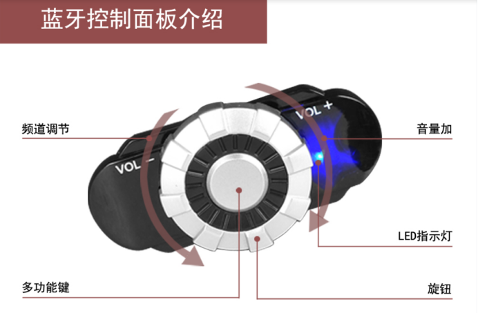 藍牙頭盔連接，手機連接摩托車耳機1秒完成